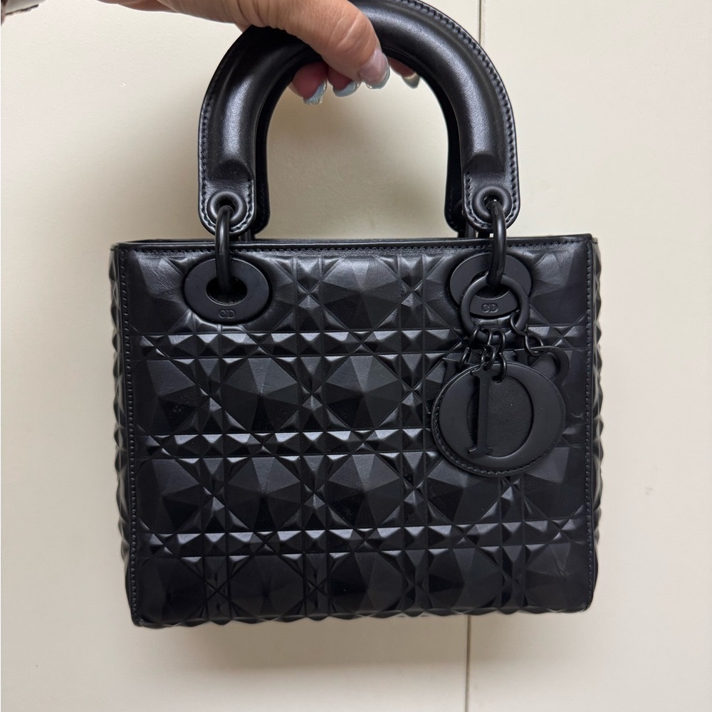 Dior Black Mini Bag with Iconic Quilted Design